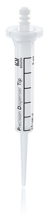 Dispensertip II,  5ml, non stérile, Brand