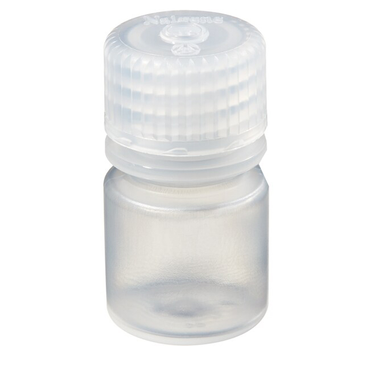 Bottle round small neck PP 8ml + screw cap PP Nalgene