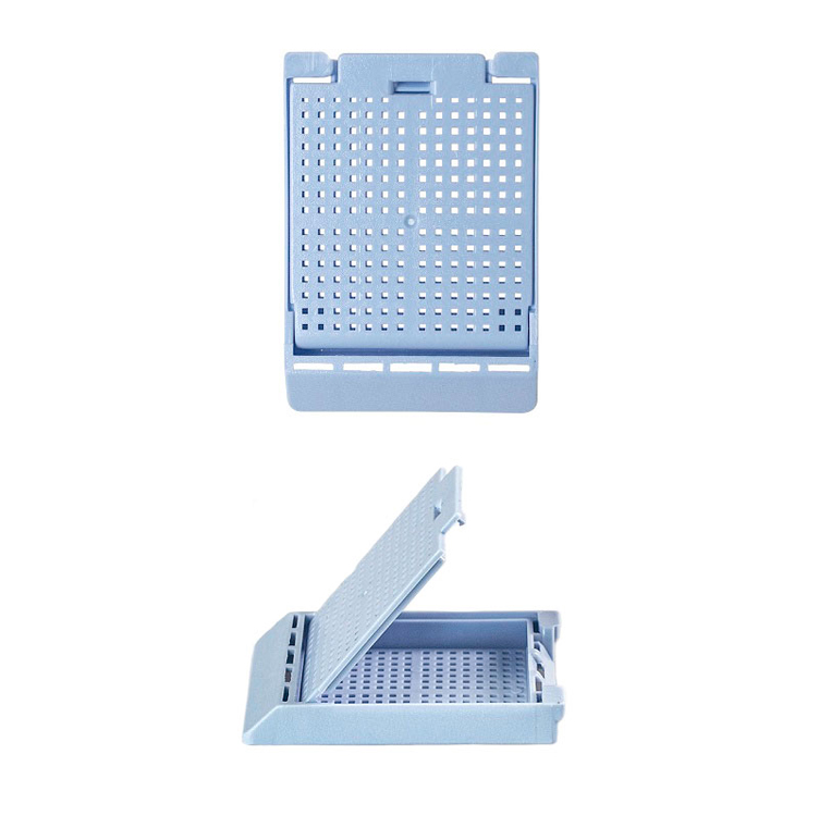 Slimsette biopsy 1 compartiment + cap blue, Simport