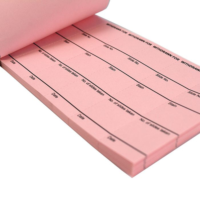 Omnistor 15 filing slip pad pink Cellpath