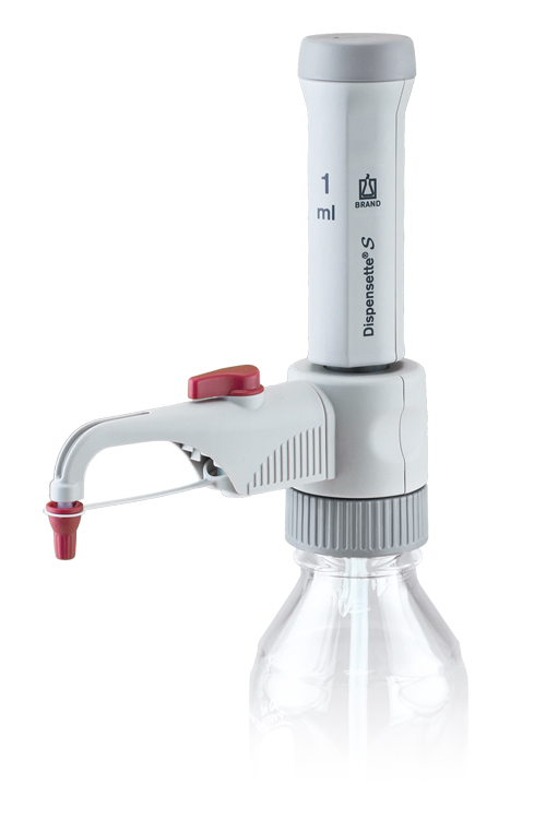 Dispensette S, fixed-volume, 1ml, with recirculation valve Brand