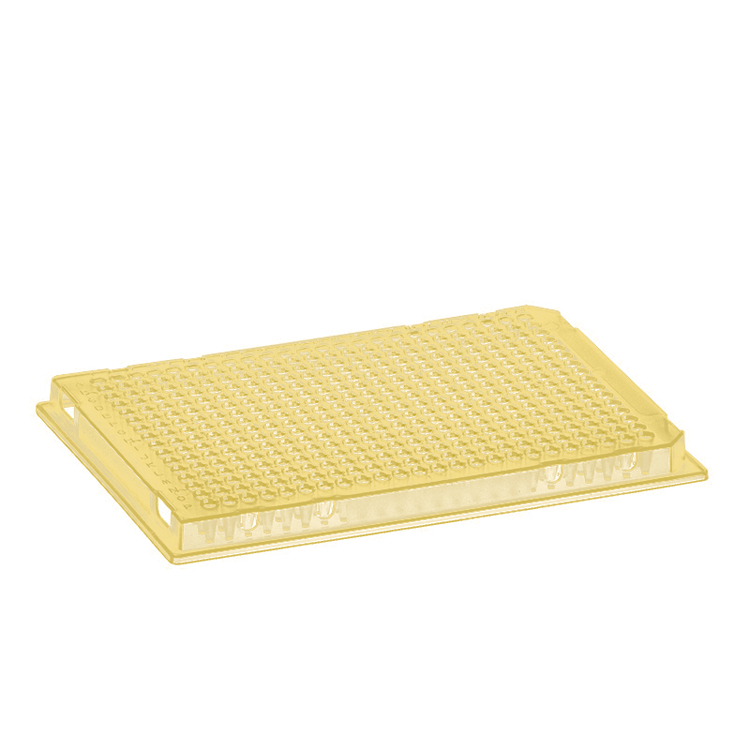 Simplate plp 384places yellow, skirted PCR, Simport