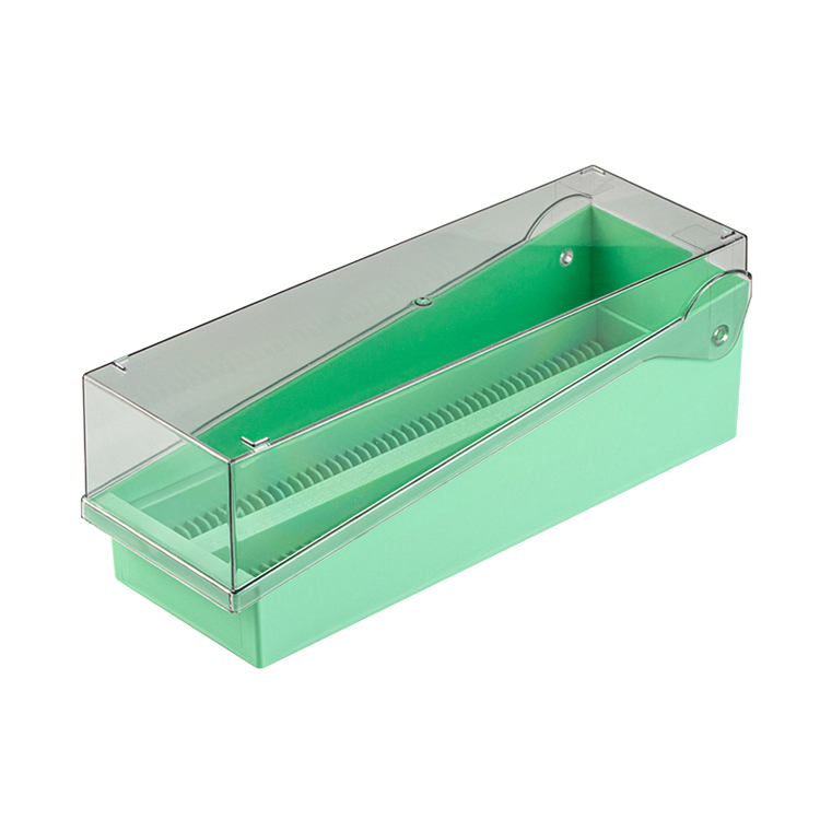 Microscope slide box vert, Simport