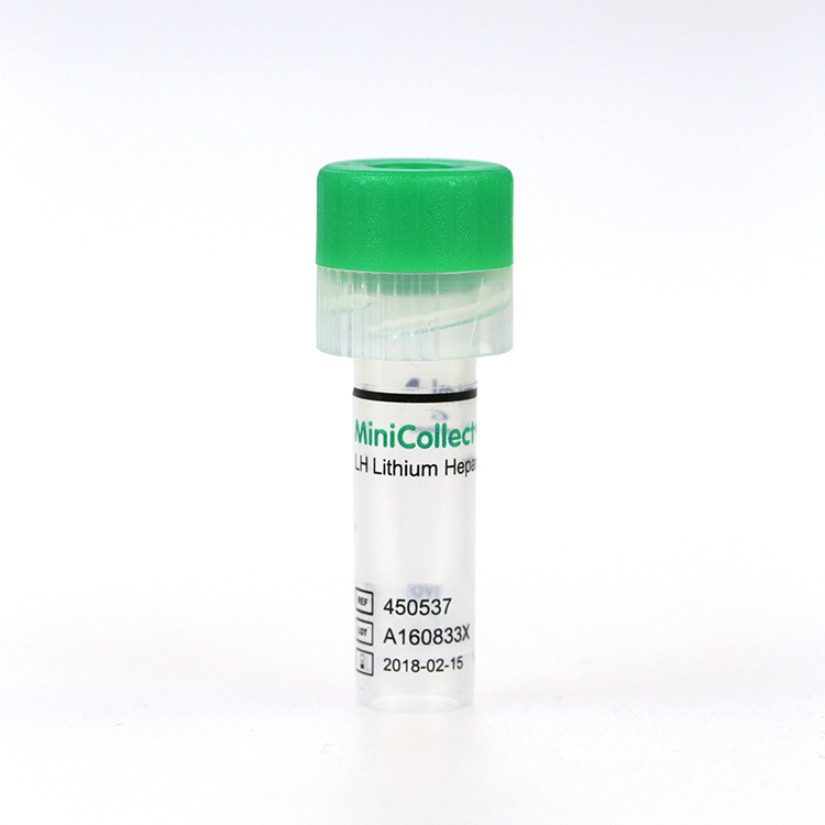 Vacuette MiniCollect buis 1ml, lithium heparine, green cap, Greiner