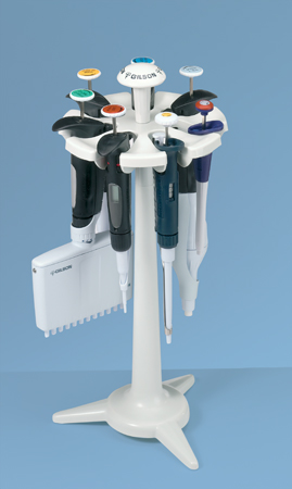 Carrousel pipette stand, holds up to 7 pipettes, Distriman, Gilson