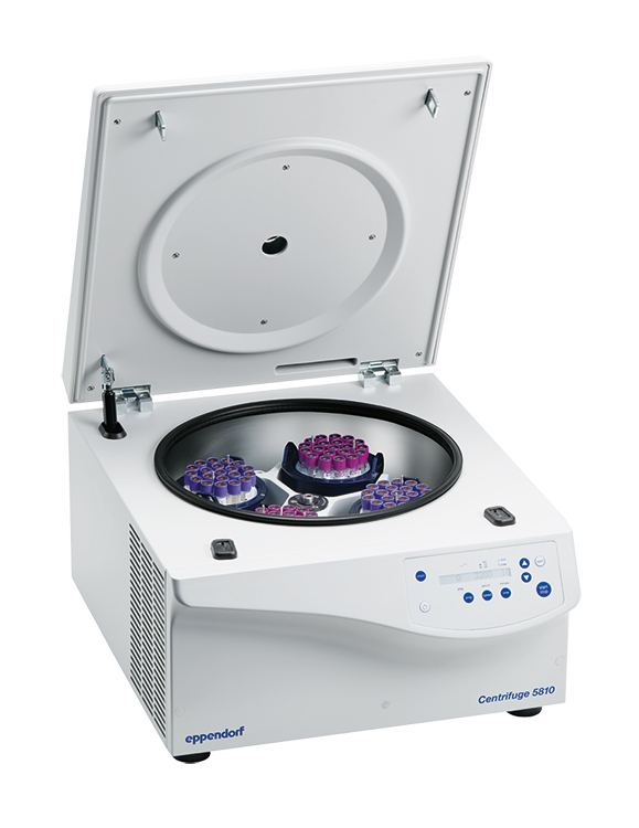 Centrifuge 5810 G Benchtop + rotor S-4-104, inclusief AD-adapter voor rondbodembuizen diam 13 &16 mm, Eppendorf