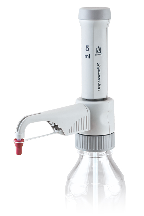 Dispensette S, fixed-volume, 5ml, without recirculation valve Brand