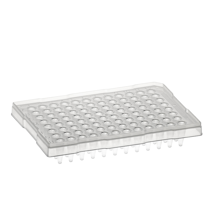 Amplate 8x12 PCR plaat 200µl naturel, Simport