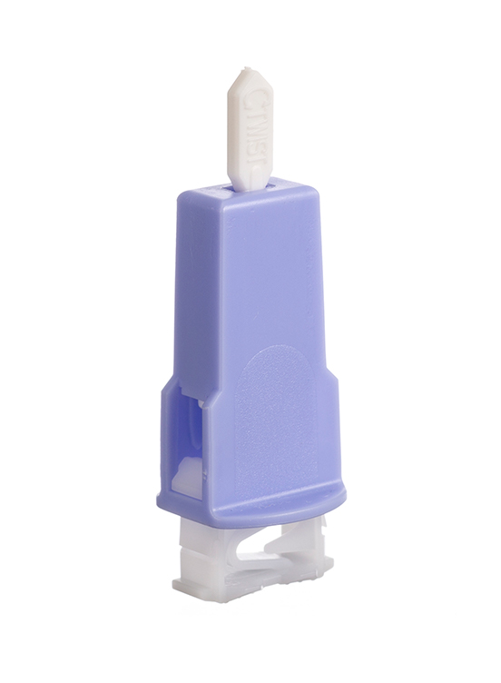 Vacuette MiniCollect Safety Lancet with needle 28G, penetration depth 1.25mm, lavender, sterile, Greiner