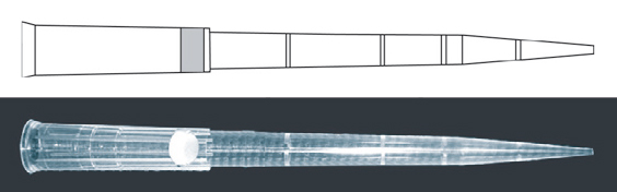 Tip Multiguard 1-300ul 10x96 stérile Sorenson