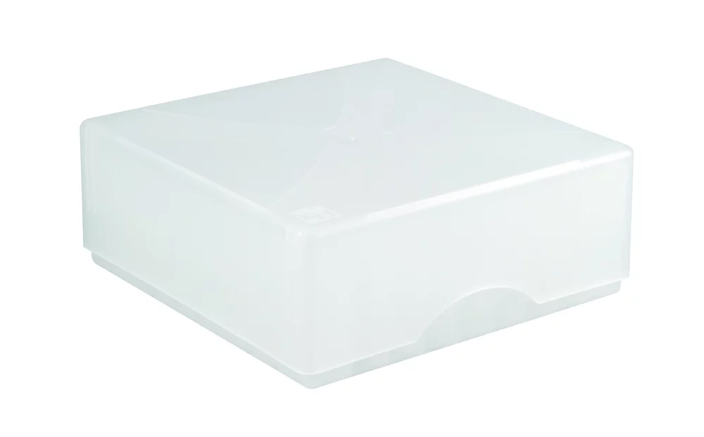 Cryobox, plp, naturel, 9x9pl, 133x133x50/75mm, combi-lid, numeric code, Ratiolab