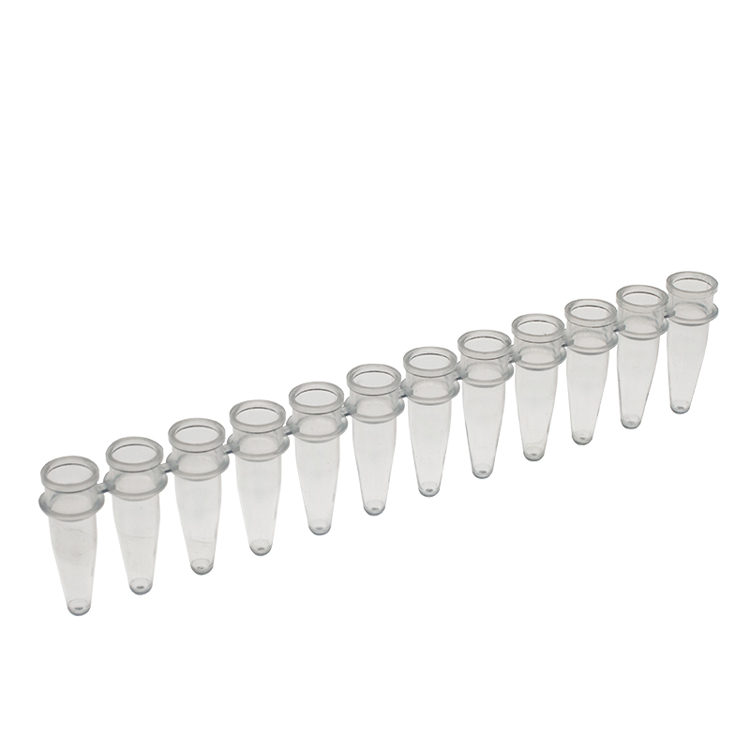 PCR strip of 12 microtubes 0.2ml natural PCR, Simport