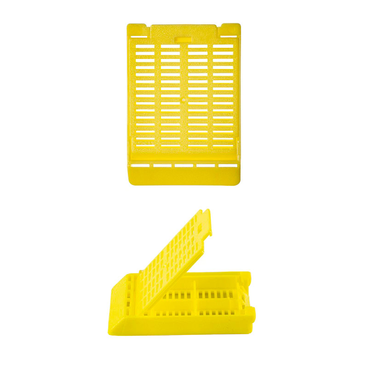 Slimsette embedding cassette 4 compartiment+ couvercle jaune, Simport