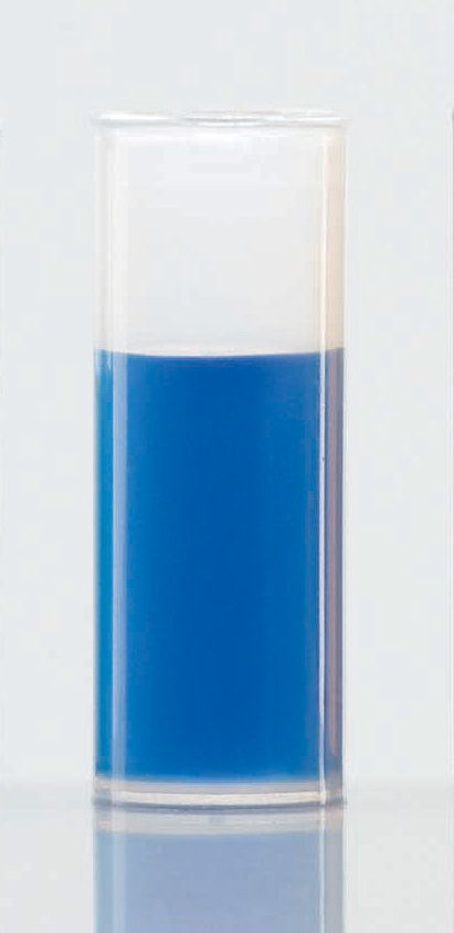 Fiole cylindrique, 4ml, polypropylène, verre clair, 15mm x 45mm, Wheaton