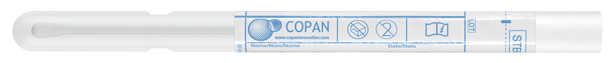 Dry swab plastic applicator rayon tip, Copan