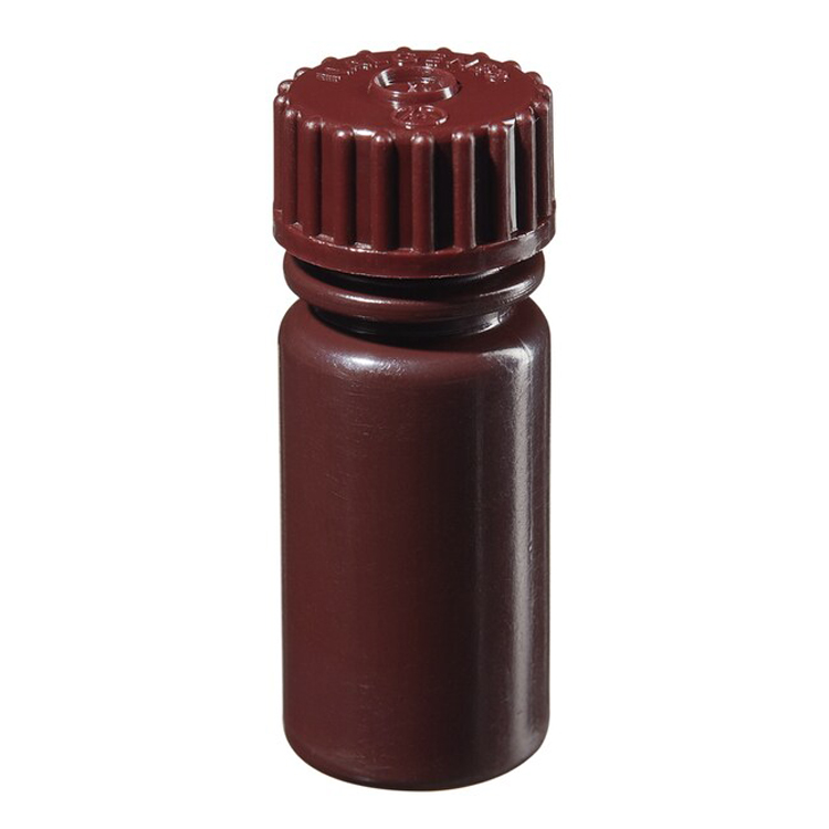 Bottle round small neck HDPE 4ml + screw cap PP Nalgene