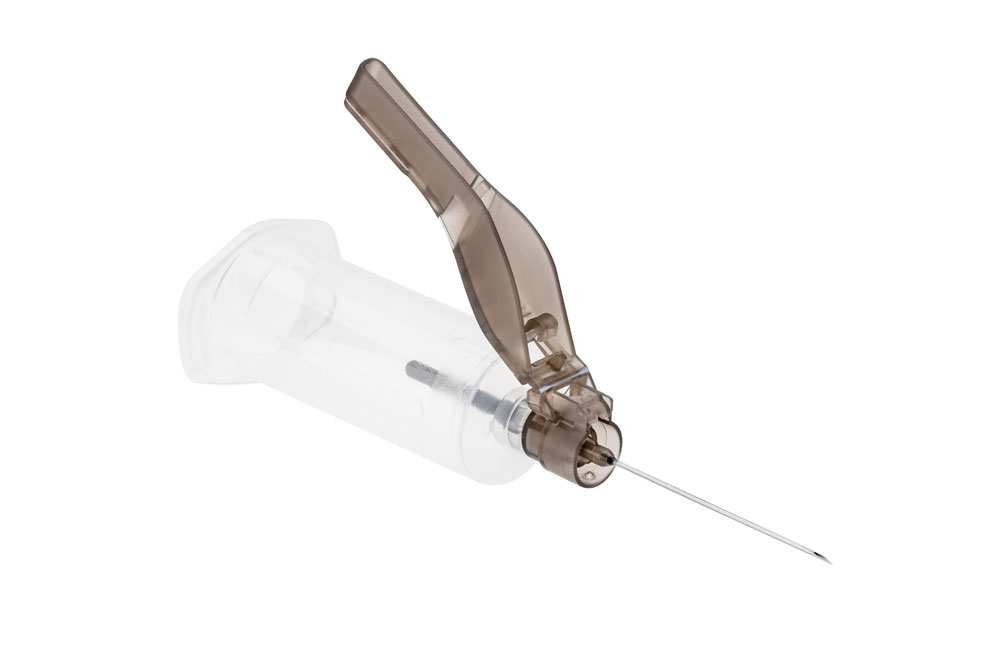 Sol-Care Safety Multi-Sample naald 22G*1 1/2, met holder, Sol Millennium