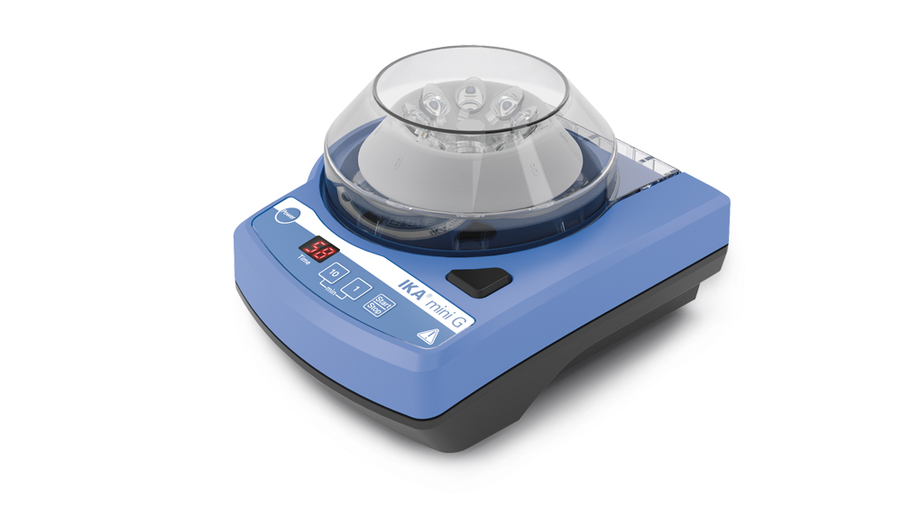 Mini centrifuge G with accessoires included, 155 x 105 x 175 mm, Ika