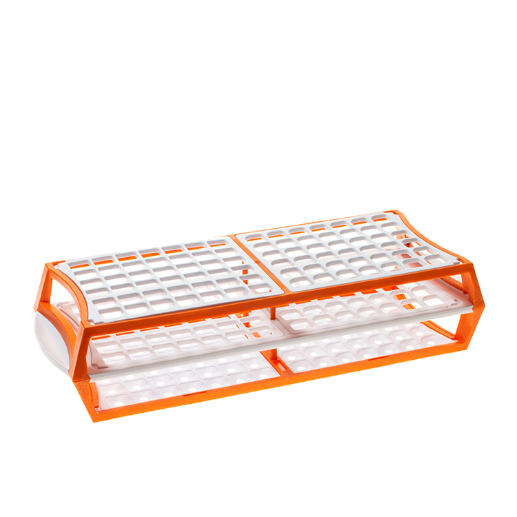 Multirack voor 84 buisjes diam.13mm oranje