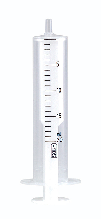 Sol-M syringe, 20ml, 2-piece, Sol Millennium