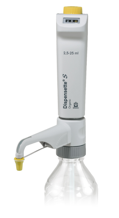 Dispensette S organic, digitaal, 2.5 - 25ml, zonder recirculatieklep, Brand