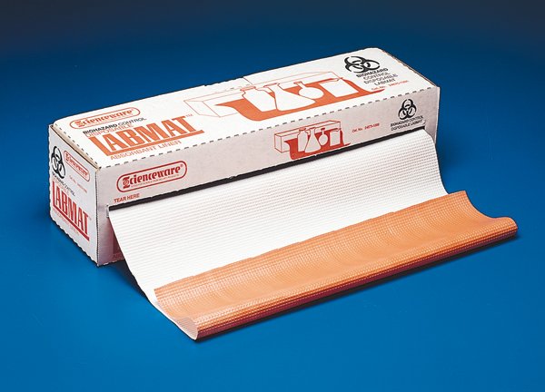 Papier de protect.Labmat orange roul.50cmx15m