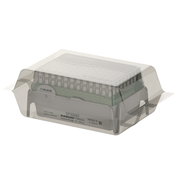 Pipetman Diamond filtertip DF300, volume 20-300µl, Tipack/960, stérile, Gilson