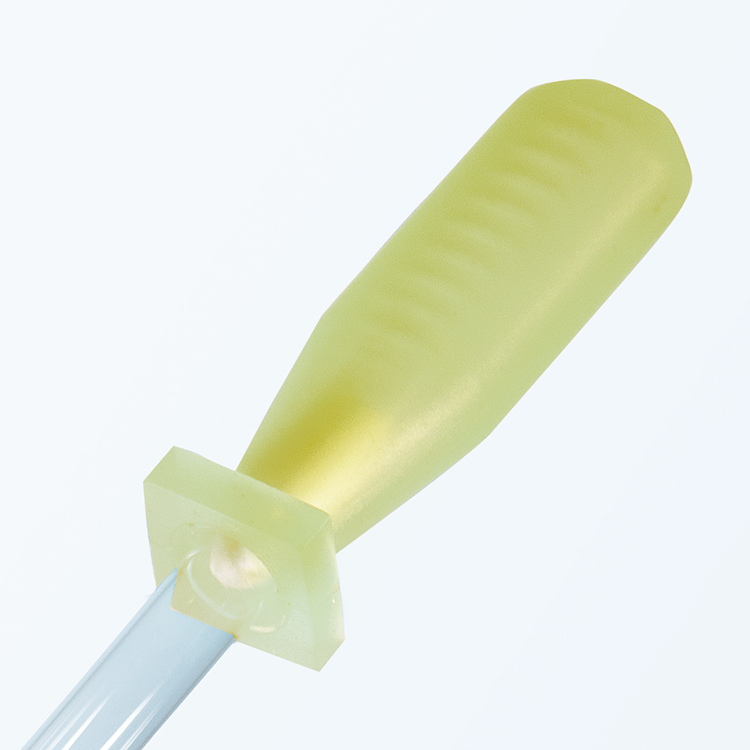 Softsilk silicone teath, yellow, FDA, for standard pipets diam.7mm