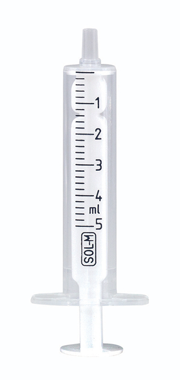 Sol-M syringe, 5ml, 2-piece, Sol Millennium