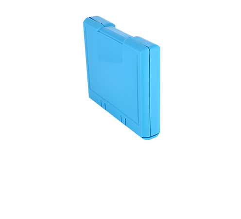 Hemobox 1 blue, 160x33xH140mm with plastic sleeve