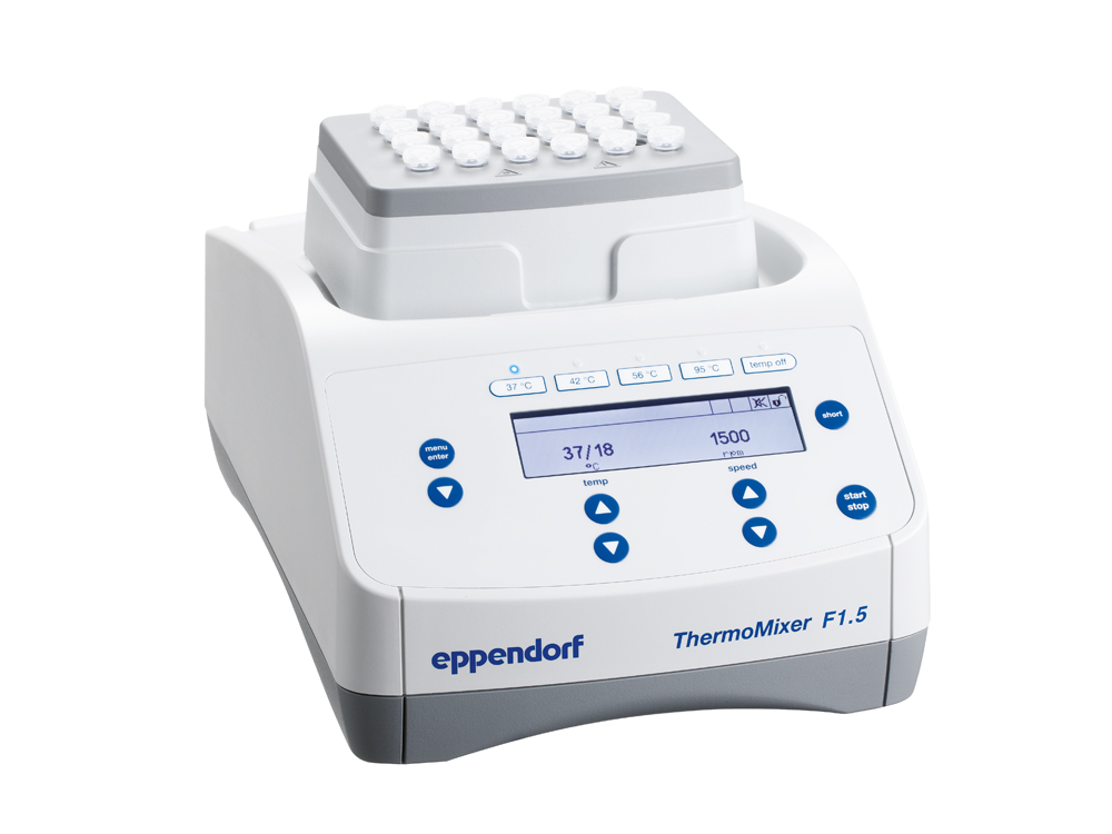 ThermoMixer F1.5, with thermo- block for 1.5 mL tubes, 220 - 240 V , Eppendorf