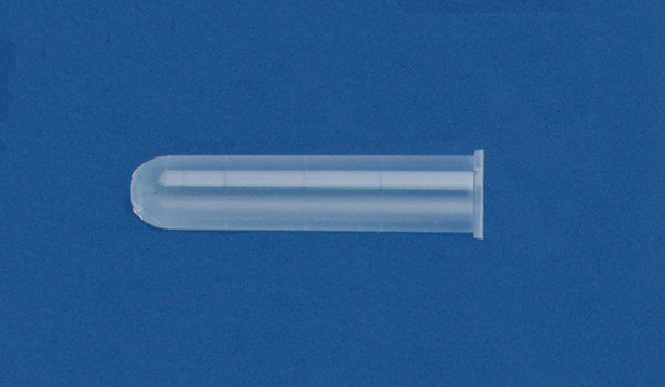 Tube 3ml, 56 x 12 mm, PP, fond rond, avec bord en haut, LP