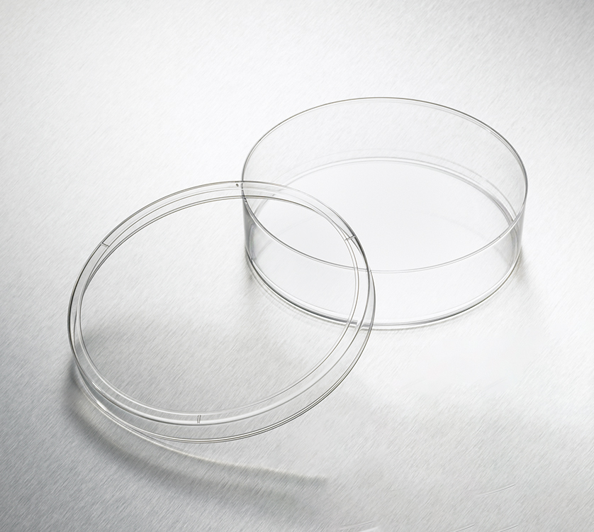 Petri dish diameter 90mm 1 compartiment 3 vents, high model, gammasterile, Gosselin