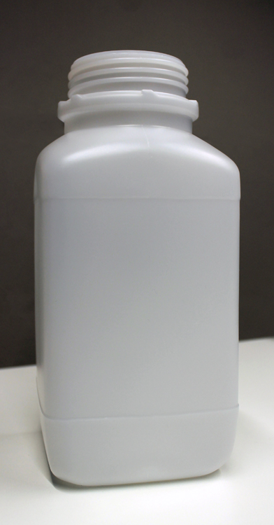 Square bottle wide neck HDPE 2500 ml natural