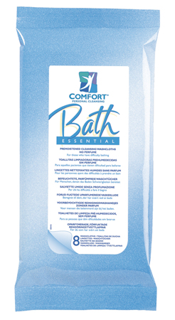 Comfort Bath odourless wash cloths, 8-pack, Medica