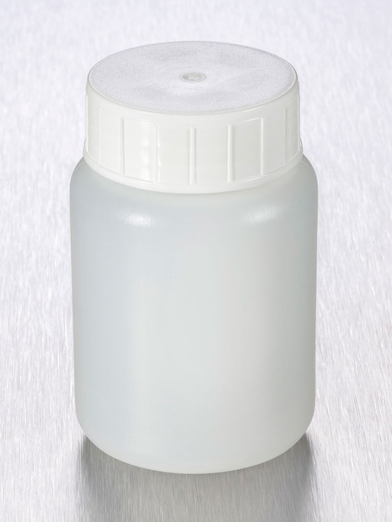 Pot 100ml rond HDPE  dubbele sluiting + witte dop, Gosselin