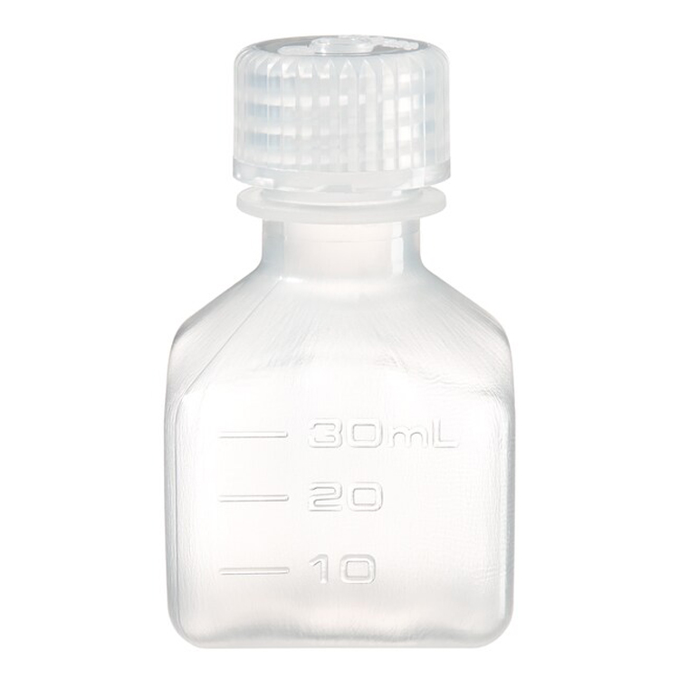 Flacon carré col étroit plp 30ml bouchon plp autoclavable Nalgene