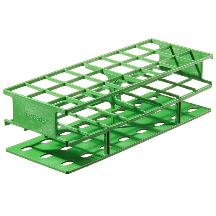 Unwire rack for 24 tubes diam.30mm green, Nalgene