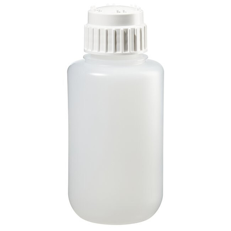 Fles rond plp met smalle opening, 4L + schroefstop type 83B Nalgene