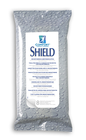 Comfort Shield 8-pack, contains 3% dimethicone, Medica