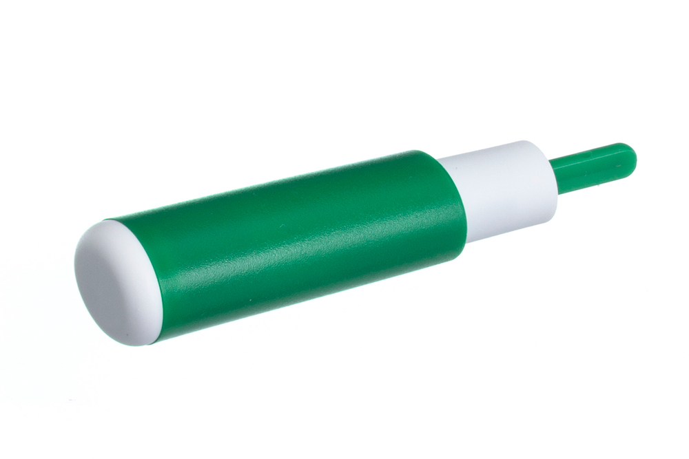 Vacuette MiniCollect Lancelino Safety Lancet met naald 21G, prikdiepte 2.4mm, groen, Greiner