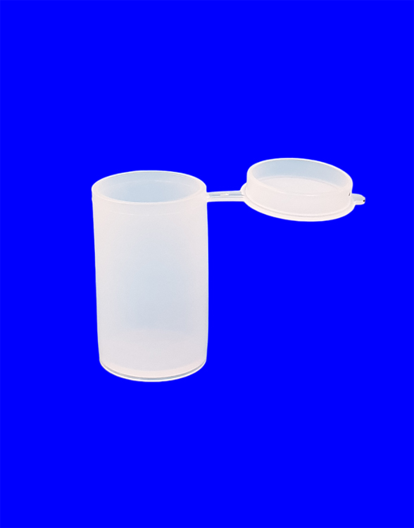 Beker+aanhangend deksel PE 25ml diam.31.3x52.5mm, Kartell