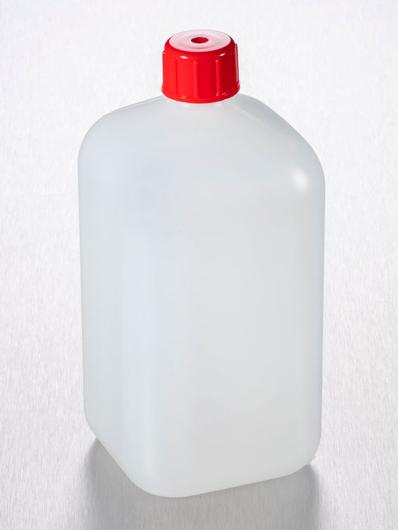 Square bottle 1L, small neck, Gosselin