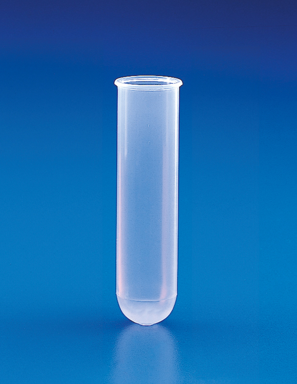 Tube 48ml, 104x30mm, fond rond, avec bord, polypropylène, Kartell