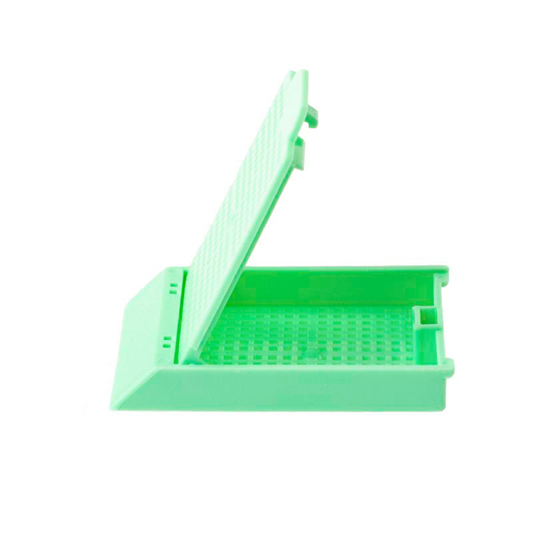 Histosette II Biopsy 45° avec couvercle vert, Simport