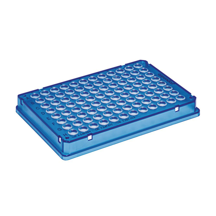 Twin.tec PCR plaat 96, skirted blauw Eppendorf