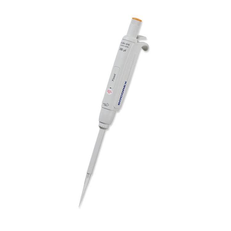 Socorex micropipet Acura 815 vast volume 200ul