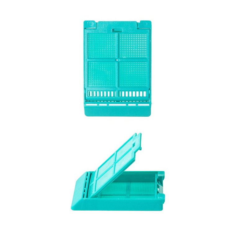 Micromesh biopsy 1 compartiment + couvercle aqua, Simport