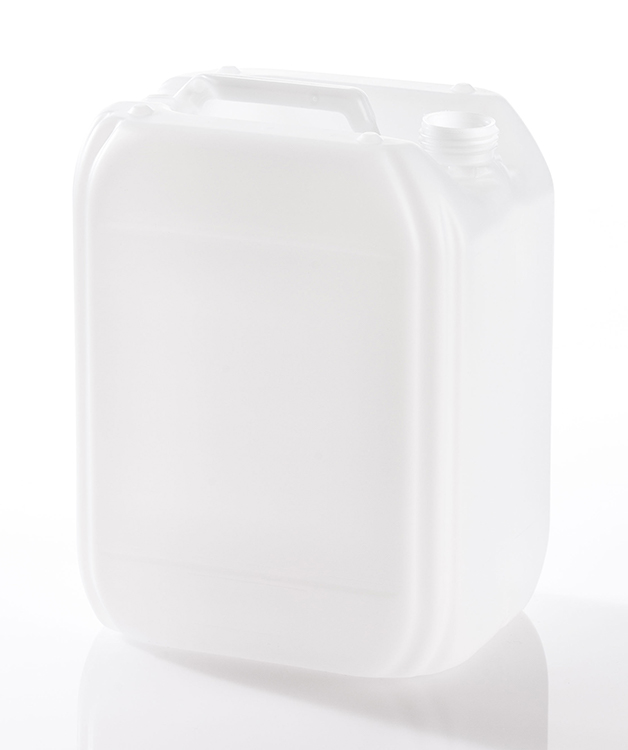 Jerrycan 10L stapelbaar, gegradueerd per liter, naturel , UN gekeurd + dop