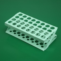 Rack ABS for 32 tubes diam.21mm green